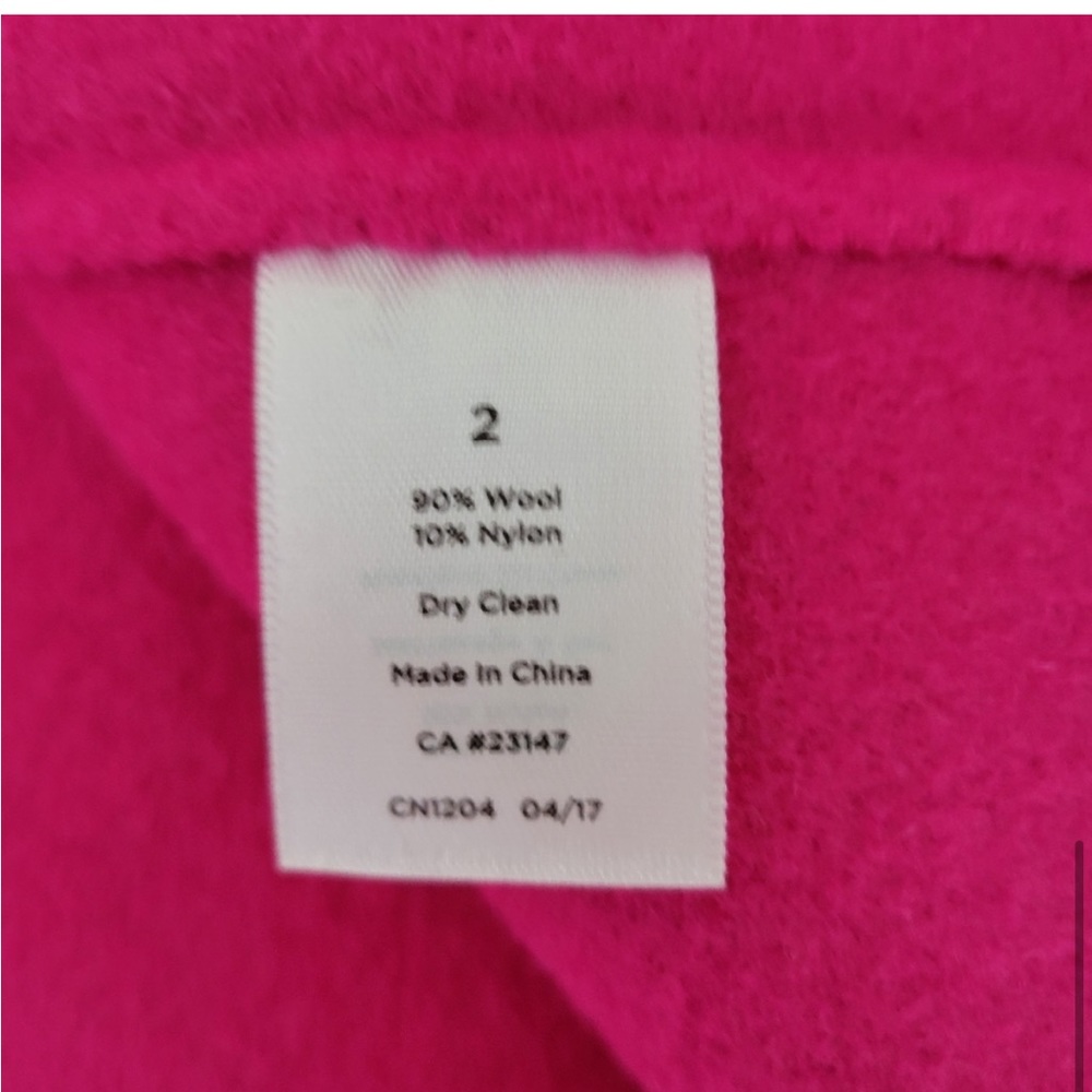 Talbots Ruffle Neck Double Face Jacket Romantic H… - image 6